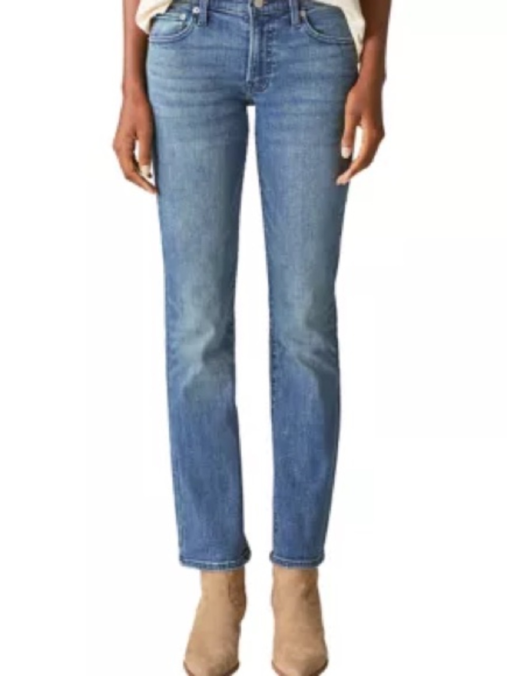 Lucky brand women’s plain blue jeans